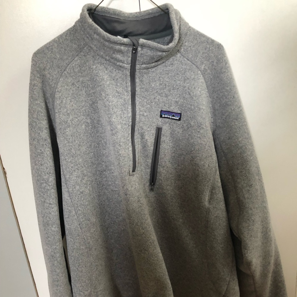 Patagonia 1/4 zip, grey